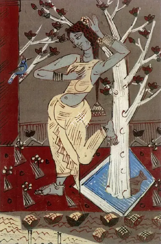 K.G. Subramanyan (Artist), Untitled, 1955, Painting