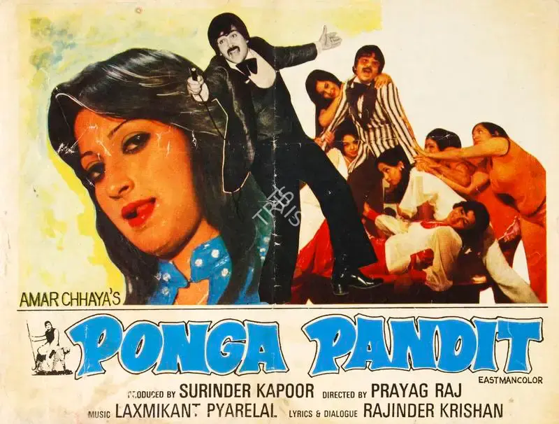 Surinder Kapoor (Producer), Ponga Pandit, 1975, Song-Synopsis Booklet