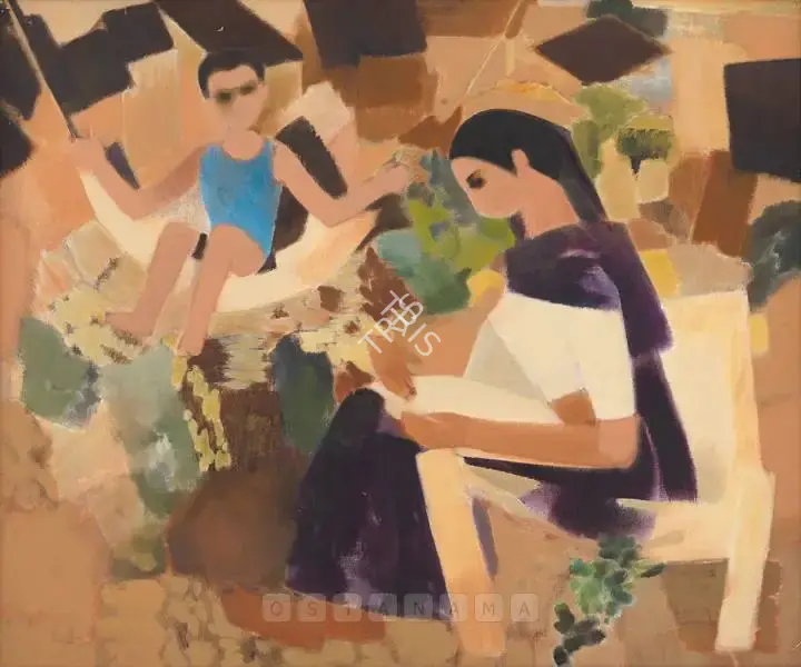 N.S. Bendre (Artist), Mother, Painting