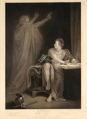 After R. Westall (Artist), Julius Caesar, 1802, Aquatint