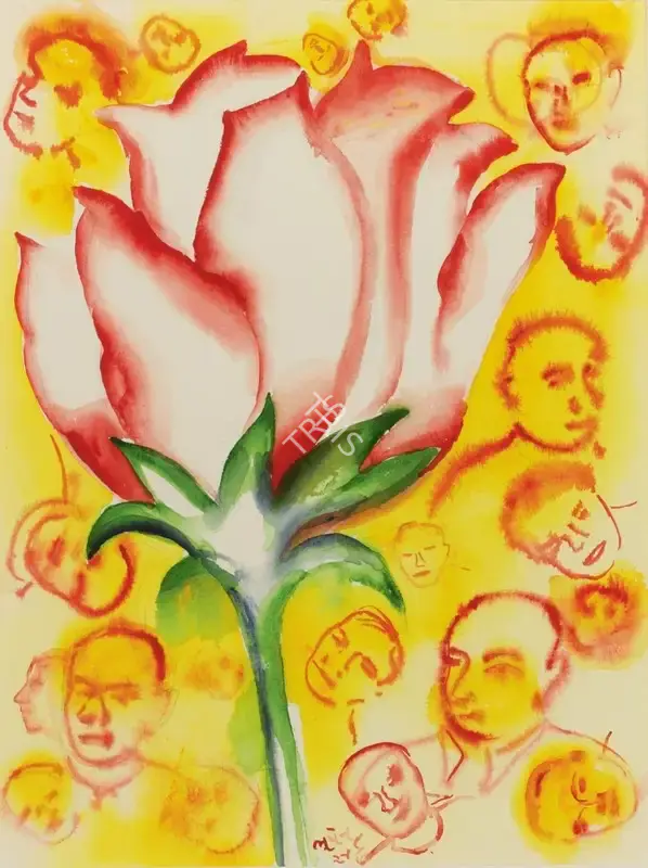 Bhupen Khakhar (Artist), Rose, 1998, Painting
