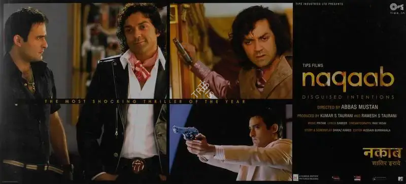 Kumar S. Taurani (Producer), Naqaab, 2007, Lobby Card