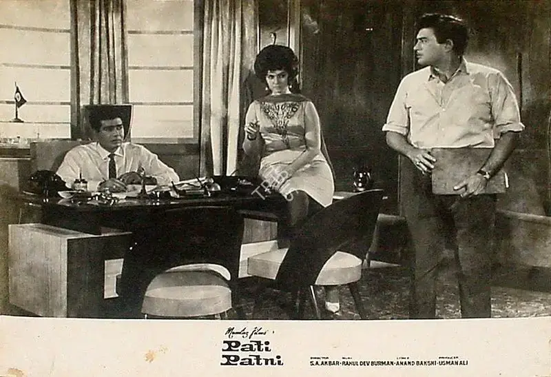 Usman Ali (Producer), Pati Patni, 1966, Lobby Card