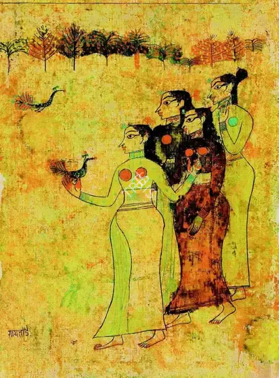 V.S. Gaitonde (Artist), Untitled, 1955, Painting