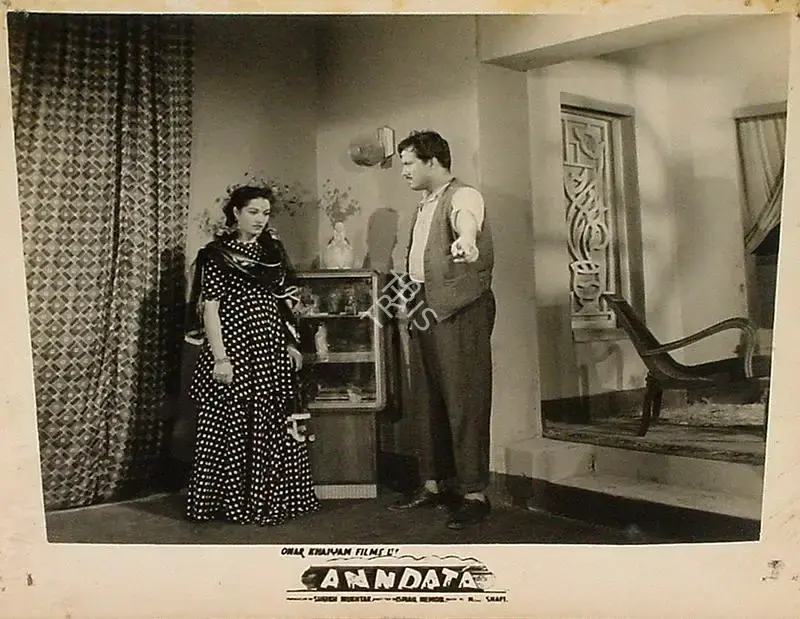 Sheikh Mukhtar (Producer), Anndata, 1952, Lobby Card