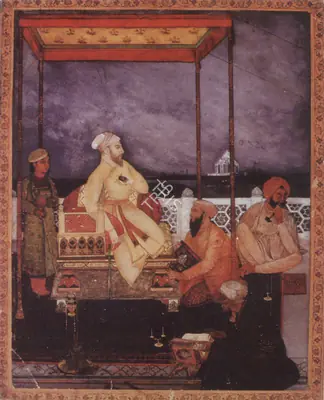 Abanindranath Tagore (Artist), Building of the Taj, 1900, Painting