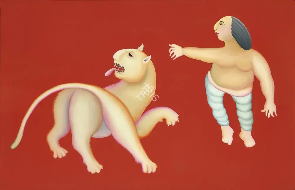Bawa, Manjit (Artist). Untitled, c.1995 | Painting, 2021 · Asta Guru