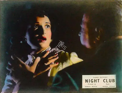 Naresh Saigal (Director), Night Club, 1958, Lobby Card