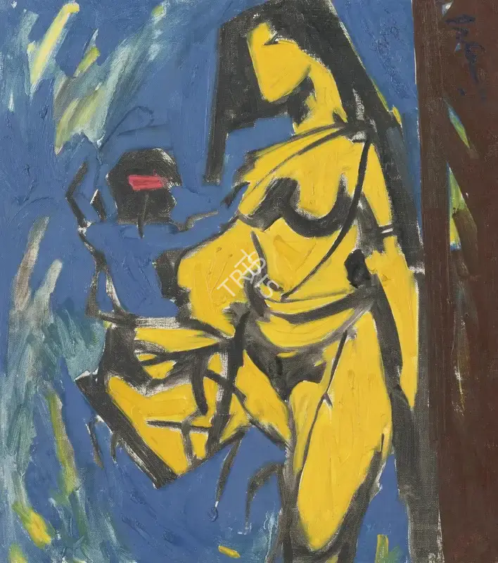 Shankar Palsikar (Artist), Untitled (Nude ), Painting