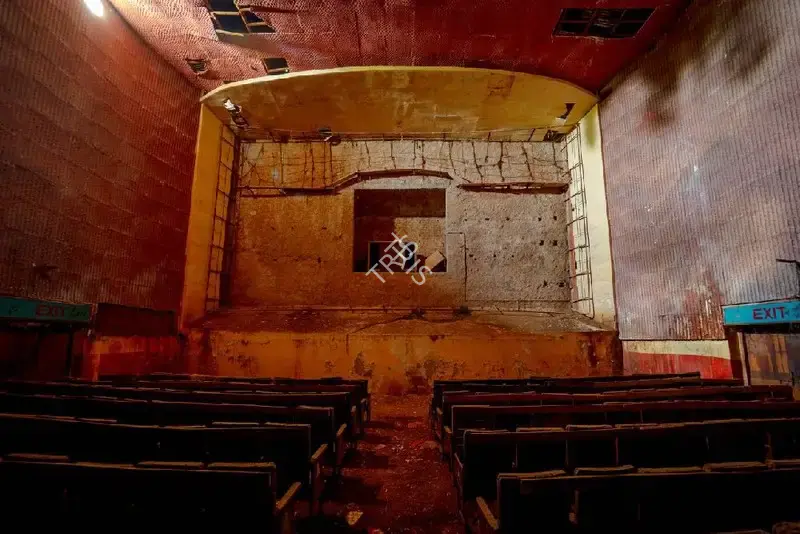 Hemant Chaturvedi (Photographer), Inside Prem Talkies, Khatima, Uttarakhand, 2024, Contemporary Photograph