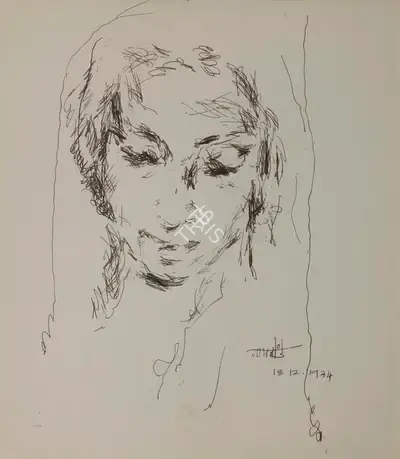 V.S. Gaitonde (Artist), Untitled, 1974, Painting