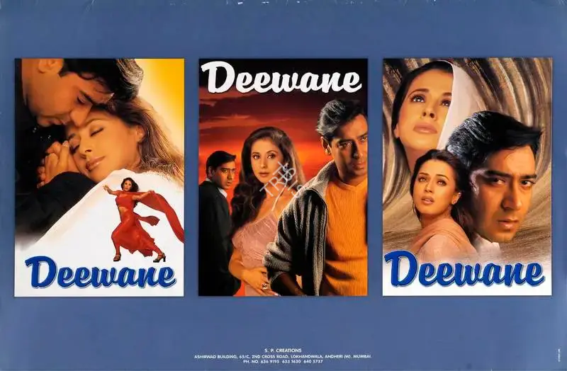 Paramjeet Baweja (Producer), Deewane, 2000, Lobby Card