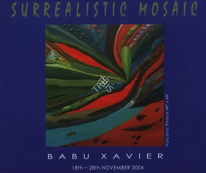 Babu Xavier (Artist), Babu Xavier, 2004, Solo Exhibition Catalogue