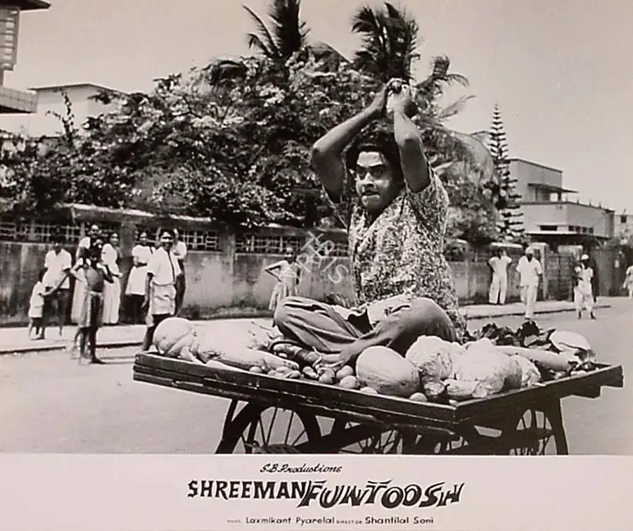 Shamim Bhagat (Producer), Shreeman Funtoosh, 1965, Lobby Card