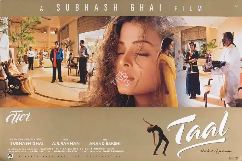 Kabir Lal (Cinematographer), Taal, 1999, Lobby Card