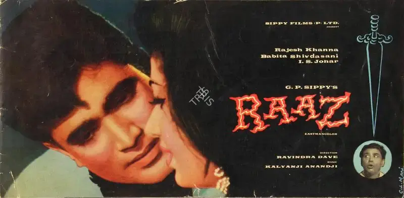 G.P. Sippy (Producer), Raaz, 1967, Song-Synopsis Booklet