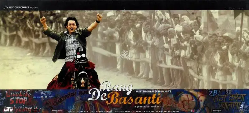 Ronnie Screwvala (Producer), Rang De Basanti, 2006, Lobby Card
