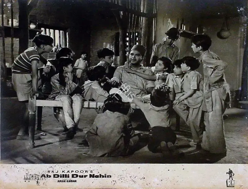 Jaywant Pathare (Cinematographer), Ab Dilli Dur Nahin, 1957, Lobby Card