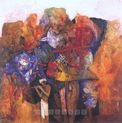 Arup Das (Artist), Untitled, Painting
