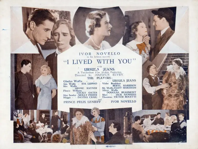 Maurice Elvey (Director), I Lived With You, 1933, Handbill