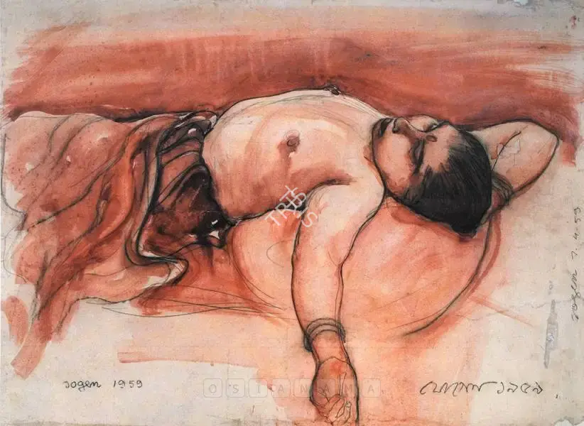 Jogen Chowdhury (Artist), Untitled, 1959, Painting
