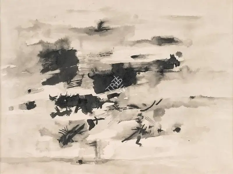 Nasreen Mohamedi (Artist), Untitled, 1962, Painting