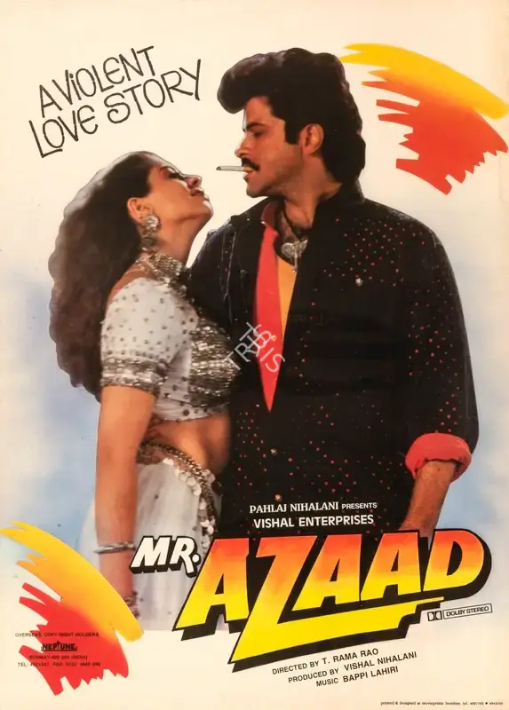 Vishal Nihalani (Producer), Mr Azaad, 1994, Full Sheet Poster