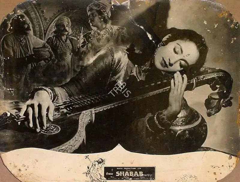 M. Sadiq (Director), Shabab, 1954, Lobby Card