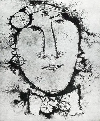 M. Senathipathi (Artist), Head, Painting