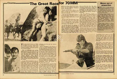 T.N. Ashok (Essayist), The Great Race for 70MM, 1978, Essay