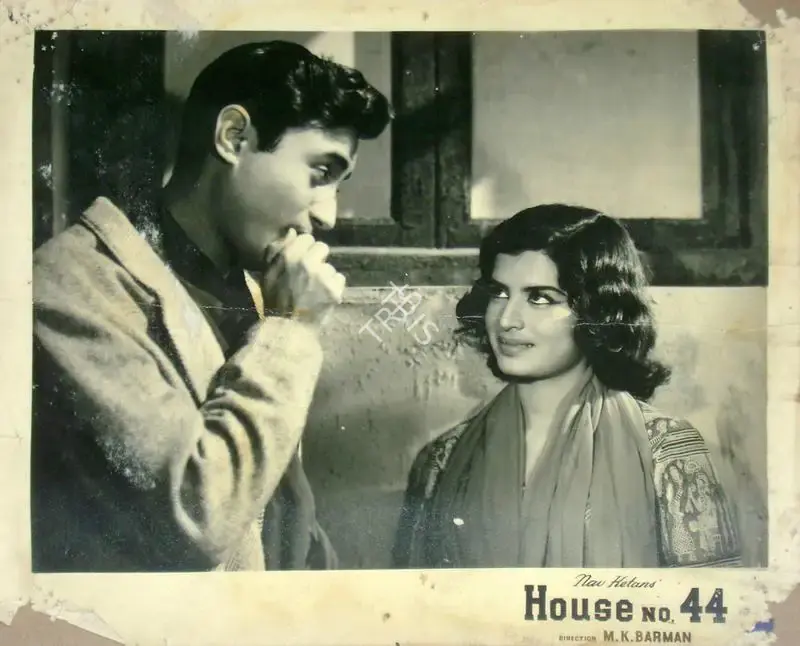 V. Ratra (Cinematographer), House No 44, 1955, Lobby Card