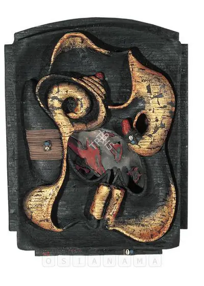 Gujral, Satish (Artist). The Deity, 1990 | Sculpture, Os.Del/15.10.04, 1990