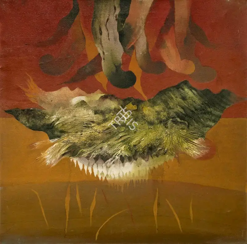 Bimal Dasgupta (Artist), Fantasy, 1984, Painting