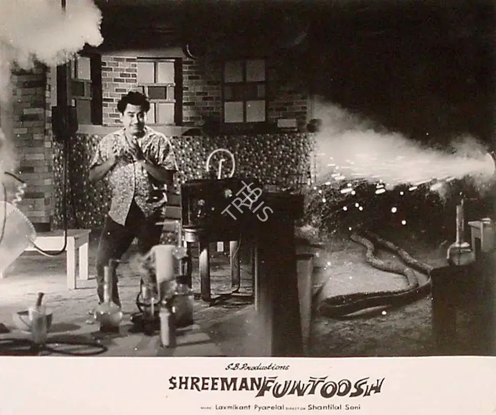 Shamim Bhagat (Producer), Shreeman Funtoosh, 1965, Lobby Card