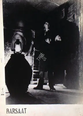 Jal Mistry (Cinematographer), Barsaat, 1949, Lobby Card