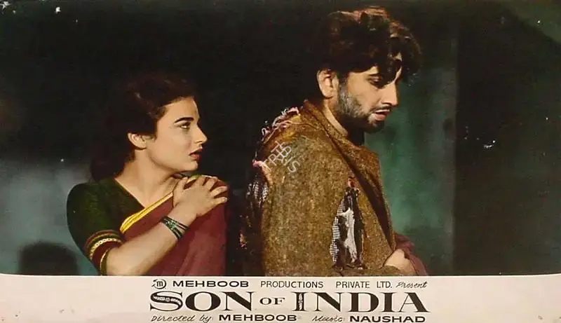 Mehboob (Producer), Son Of India, 1962, Lobby Card