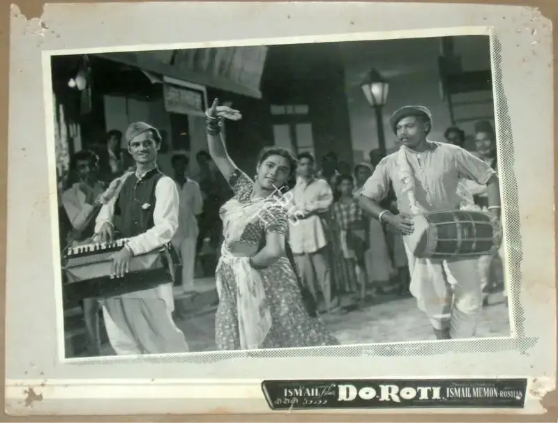P. John (Cinematographer), Do Roti, 1957, Lobby Card