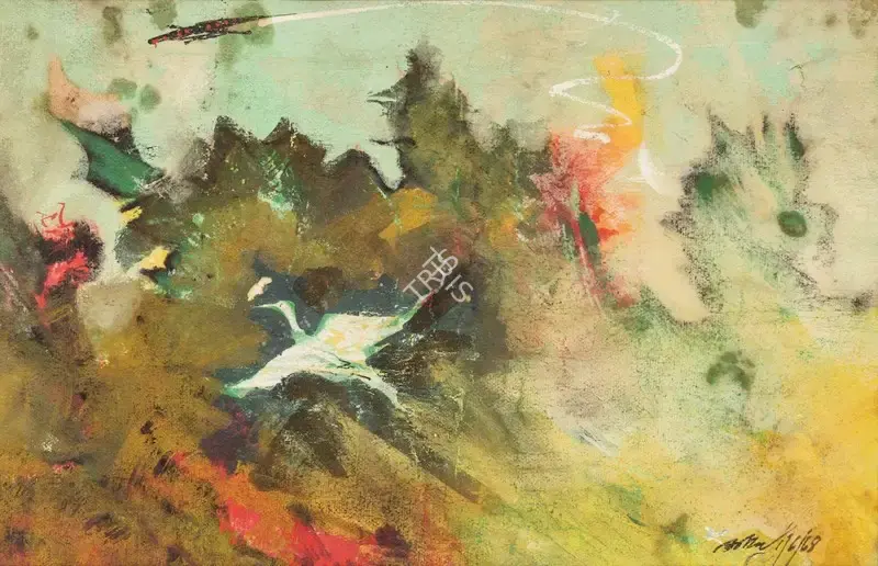 Gopal&nbsp;Ghose (Artist), Untitled, 1968, Painting