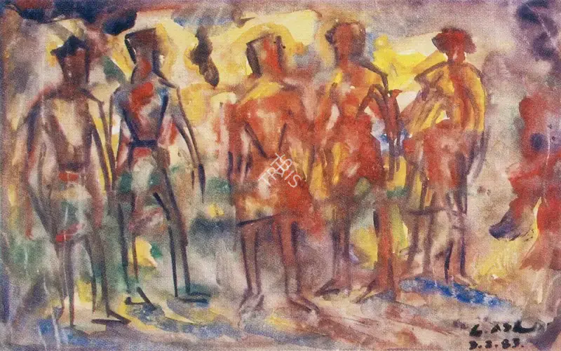 Gobardhan Ash (Artist), Untitled, 1983, Painting