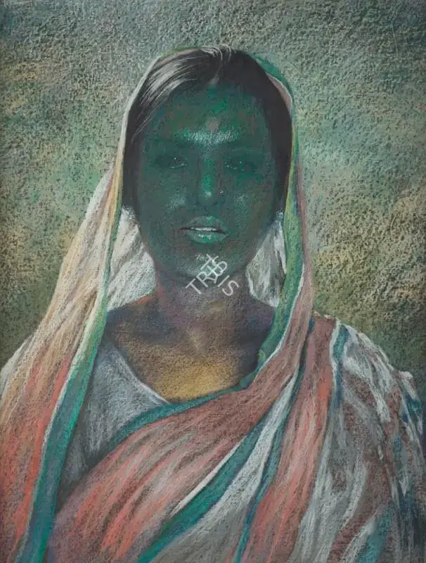 Bikash Bhattacharjee (Artist), Untitled, 1984, Painting