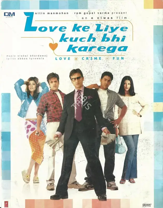 Nitin Mahmohan (Producer), Love Ke Liye Kuch Bhi Karega, 2001, Song-Synopsis Booklet