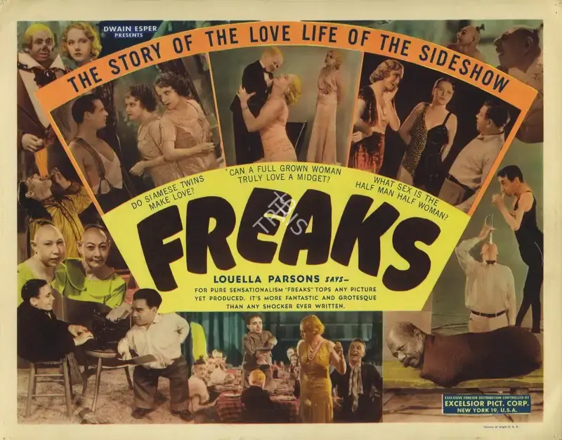 Merritt B. Gerstad (Cinematographer), Freaks, 1932, Lobby Card