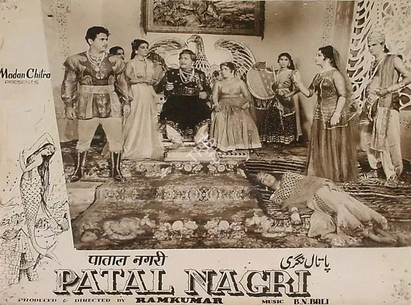 Ramkumar Bohra (Producer), Patal Nagari, 1963, Lobby Card