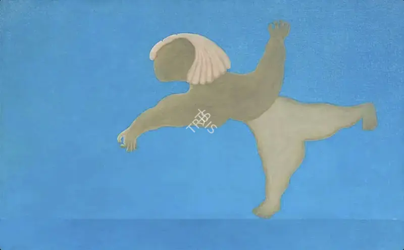 Bawa, Manjit (Artist). Flying, 1978 | Painting, 2025 · Asta Guru