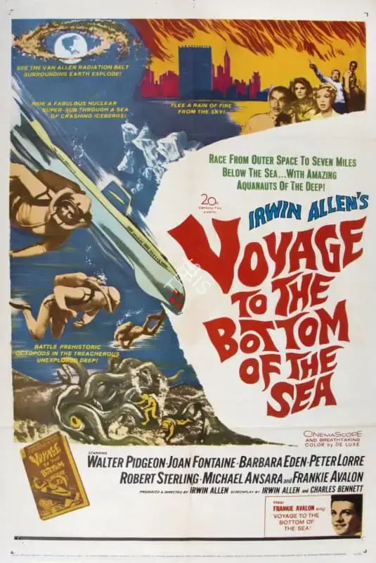 Irwin Allen (Producer), Voyage to the Bottom of the Sea, 1961, Poster
