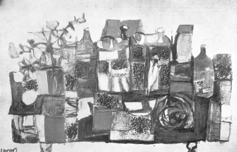 K.G. Subramanyan (Artist), Still Life, 1961, Painting