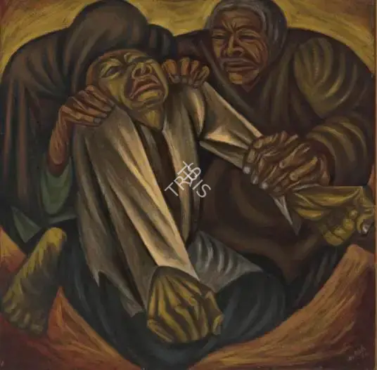Satish Gujral (Artist), The Despair, 1954, Painting