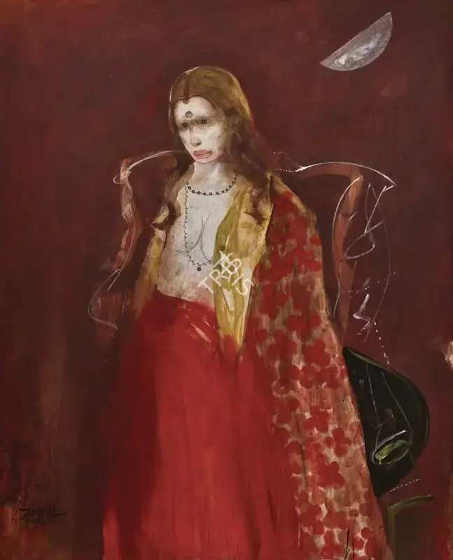 Das, Sunil (Artist). Untitled, 2004 | Painting, AG.Onl/21.06.24, 2024 · Asta Guru