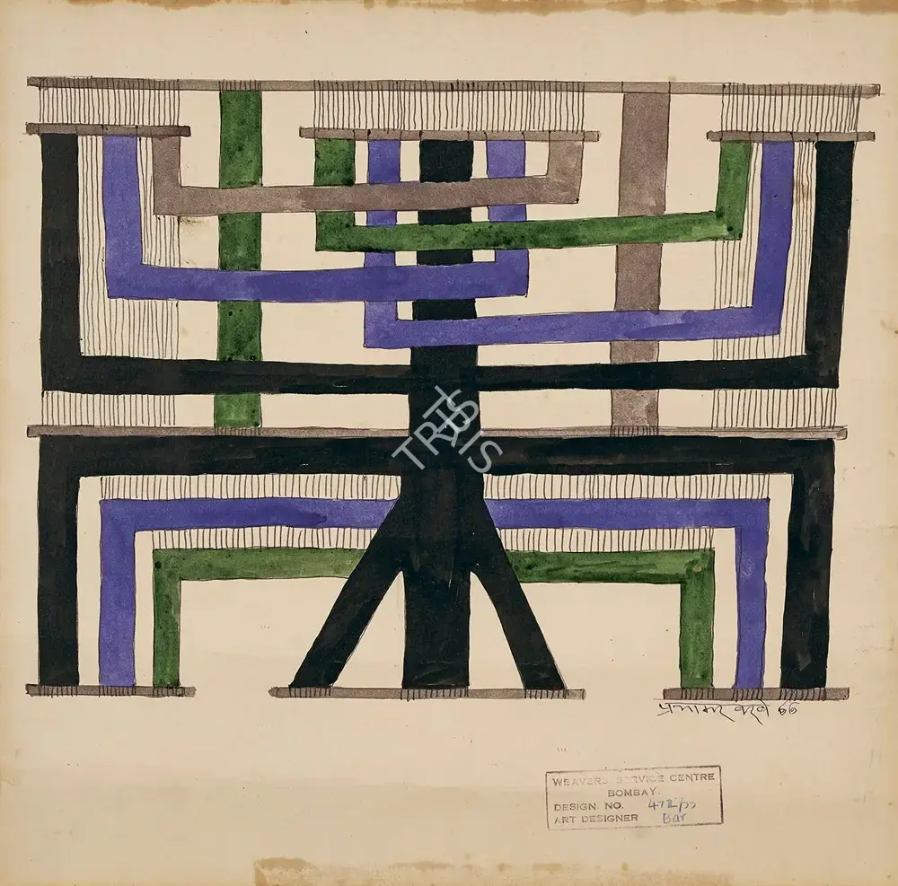 Prabhakar Barwe (Artist), Untitled, 1966, Painting