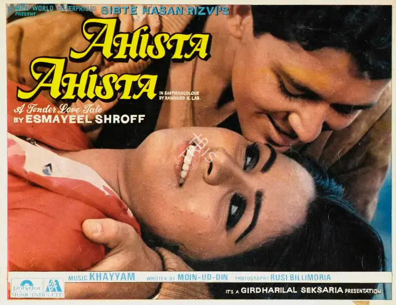 Sibte Hasaan Rizvi (Producer), Ahista Ahista, 1981, Song-Synopsis Booklet